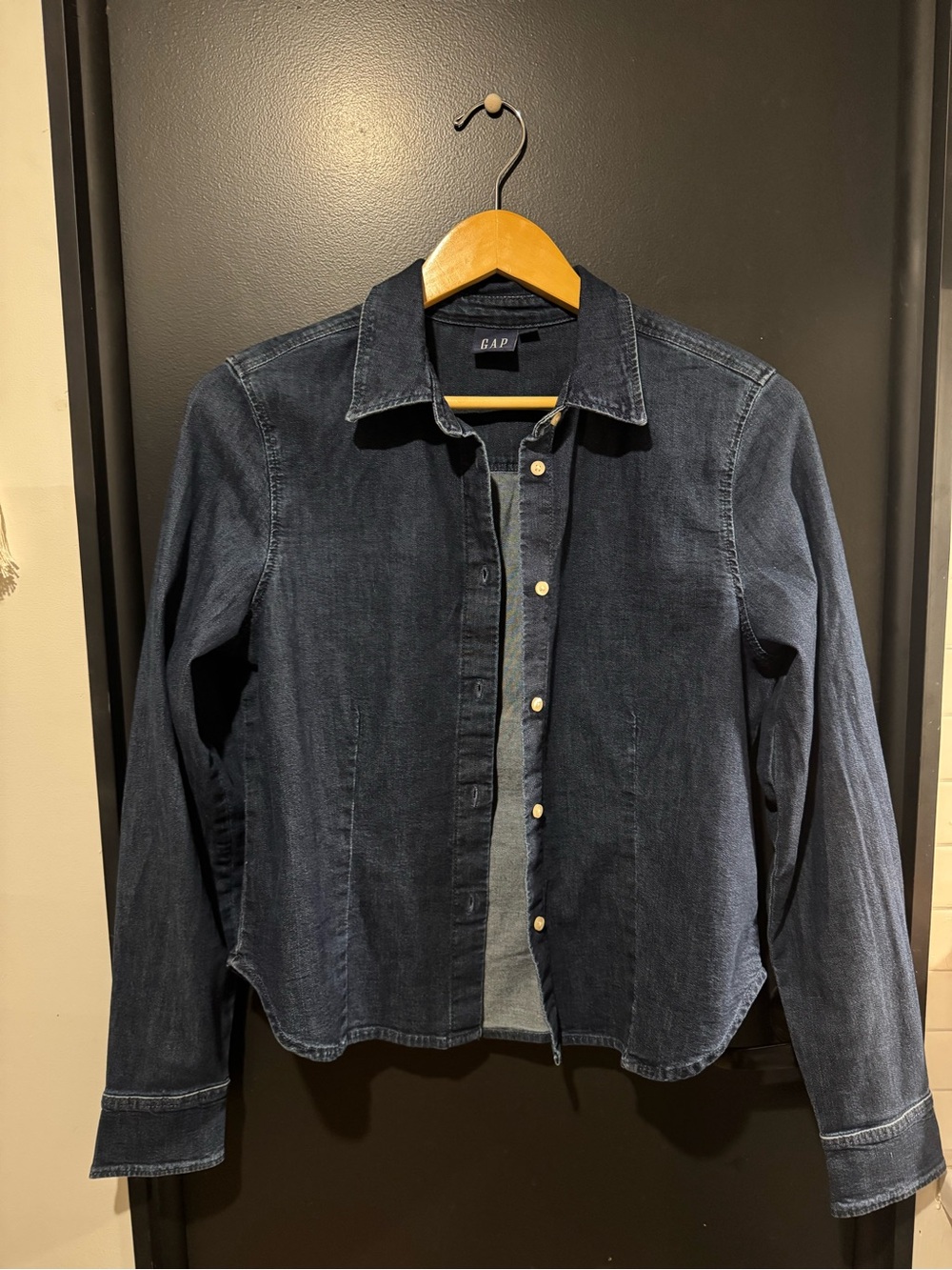 GAP Navy Blue Denim Shirt